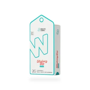 White Label Disposable THC-V+THC-P+CDT Live Resin Sativa Strawberry Slap 2g